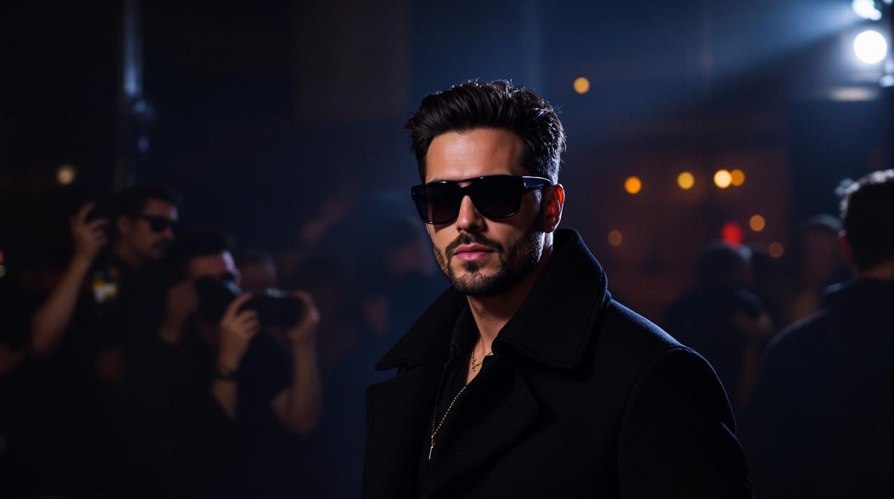 某男明星深夜出入神秘会所，随行人员疑似包含未成年人